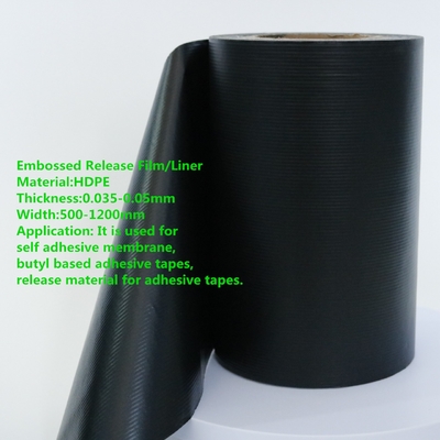 Il film dell'HDPE ha impresso la fodera di rilascio rivestita di silicone