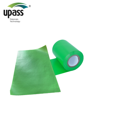 Film di HDPE ad alta resistenza laminato a croce verde antiscivolo