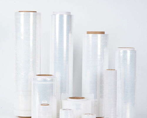 Eco-Friendly Large PE Stretch Film Food Grade Casting 30cm X 50m Resistente al calore morbido impermeabile Supermercato Promozione