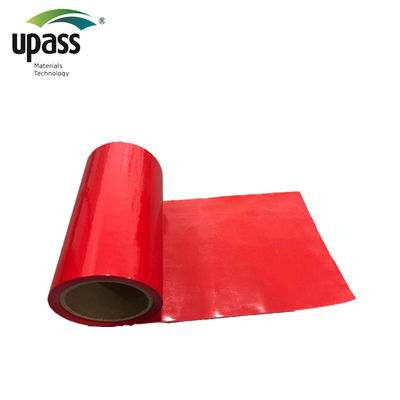 Fodera di rilascio rivestita di silicone dell'HDPE rosso di DS per i nastri della schiuma