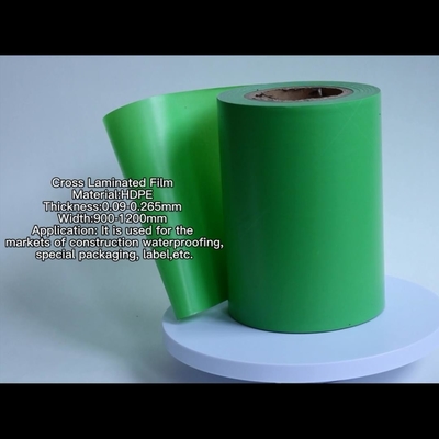 110-140C Resistente al calore Film laminato croce Max.F≥250 N/50mm 200% Allungamento Durable