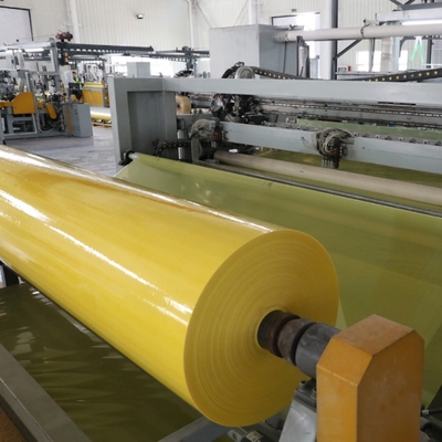 Film di avvolgimento in HDPE giallo di dimensioni 70um per raccoglitore di cotone CP770