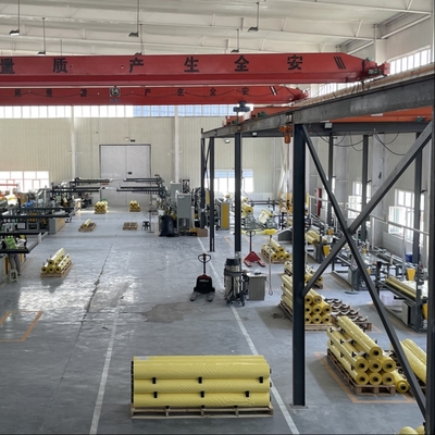 Film di avvolgimento in HDPE giallo di dimensioni 70um per raccoglitore di cotone CP770