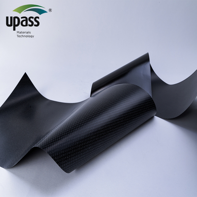 Materiale di superficie di plastica laminata a strato croce di HDPE per la membrana di copertura impermeabile autoadesiva in polimero modificato in bitume