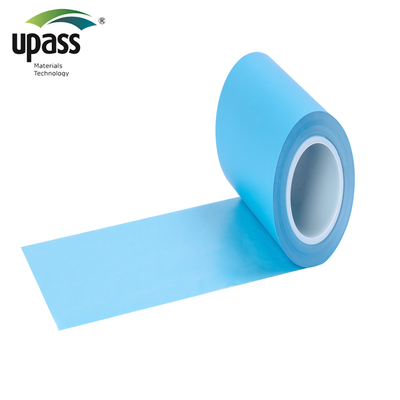 Pellicola di rilascio in silicone in PE blu per nastri di alluminio