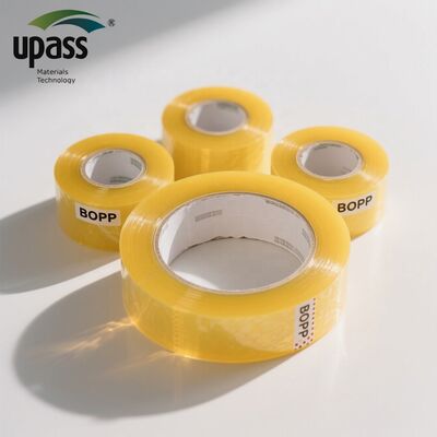 Transparent Waterproof BOPP Carton Packaging Sealing Tape Acrylic Adhesive Strong Paper Film 100m Length