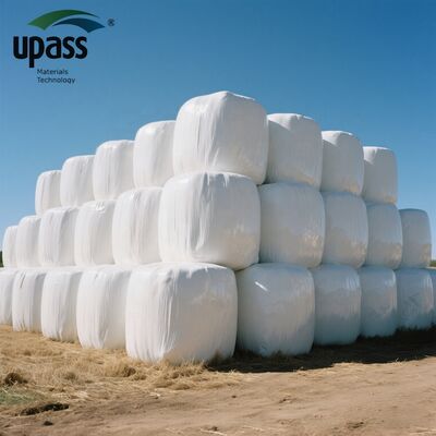 30 pollici (75 cm) 5 strati a prova di umidità impermeabile LLDPE Film di sillaggio agricolo Formaggio a soffiatura Taglio opaco Imballaggio palla di fieno
