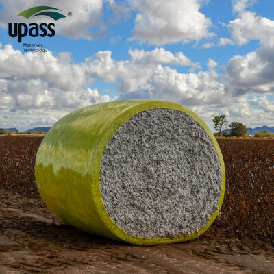 High Efficiency Cotton Bale Wrap Film | RFID Enabled PE Film for Cotton Pickers