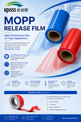 Film di rilascio MOPP per nastro adesivo per la produzione di rivestimenti