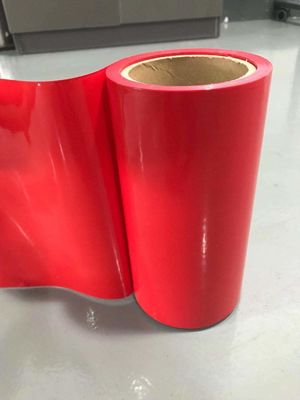 Fodera di rilascio rivestita di silicone dell'HDPE rosso di DS per i nastri della schiuma