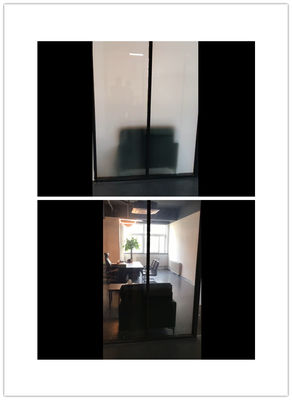 Colore bianco del film astuto autoadesivo di vetro di applicazione PDLC