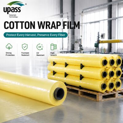 Film di rivestimento in cotone in HDPE resistente ai raggi UV per la conservazione all'aperto (6-18 mesi in Australia e Brasile)
